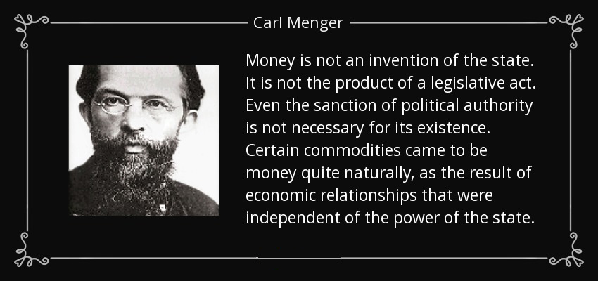 Carl Menger: Naturen og oprindelsen af ​​penge