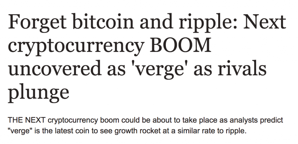 Takket være Mainstream Media er publikum uklart om kryptovaluta